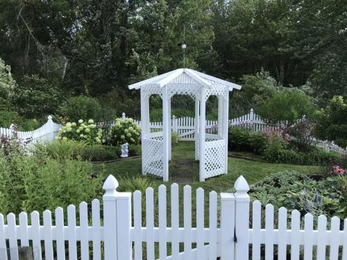 Garden area with gazebo